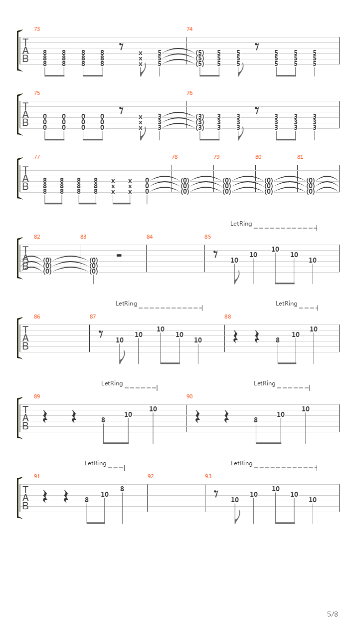 Forfeit Sundials吉他谱