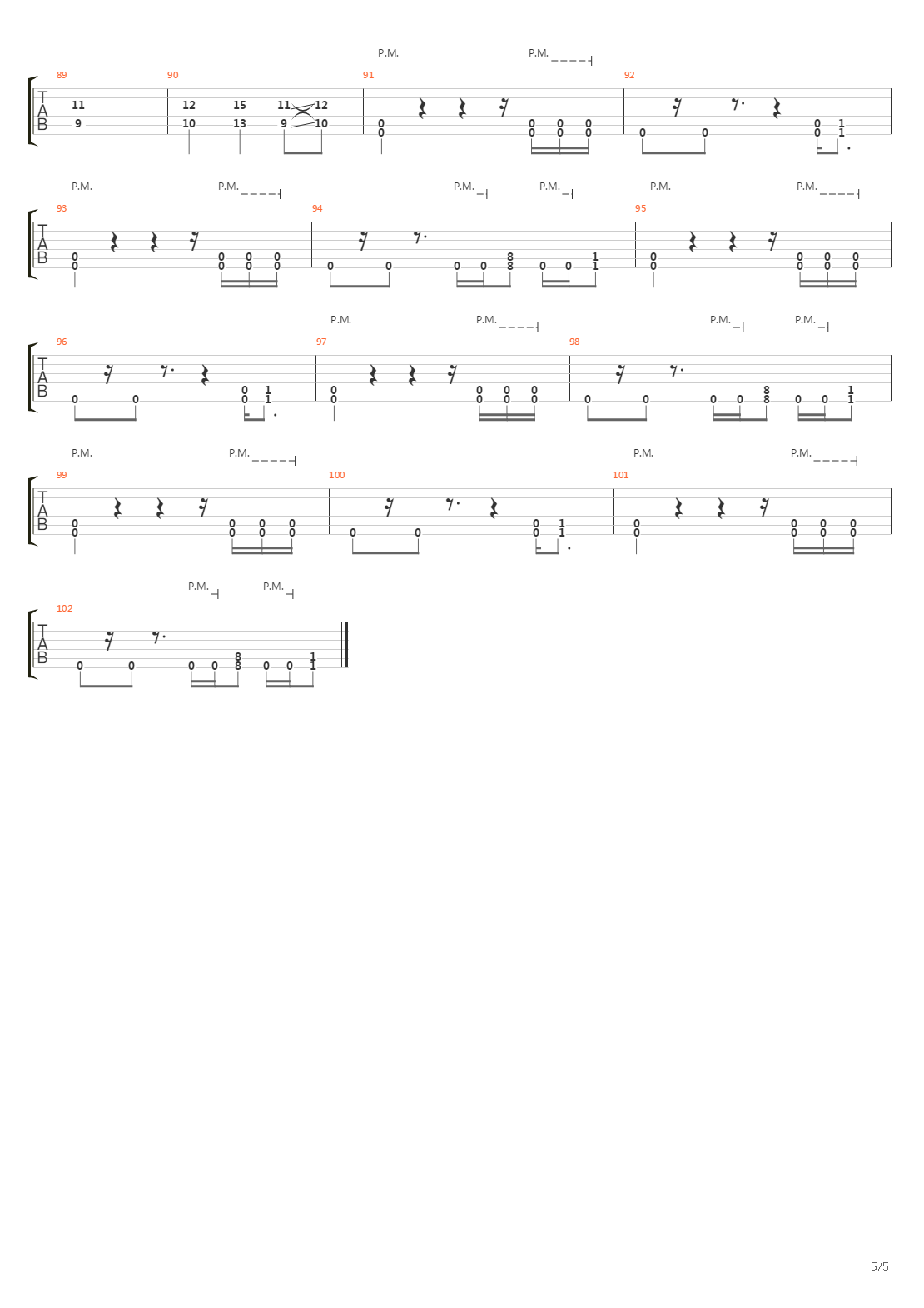 Arm The Masses吉他谱