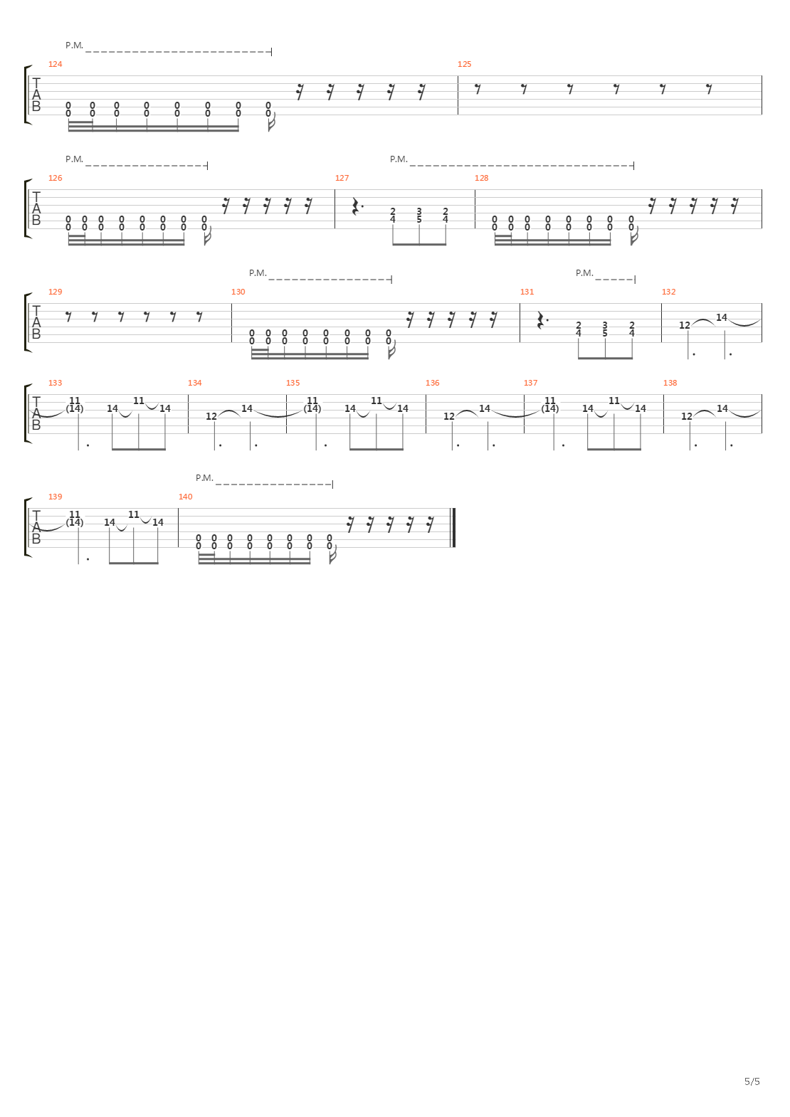 Crown Of Thorns吉他谱