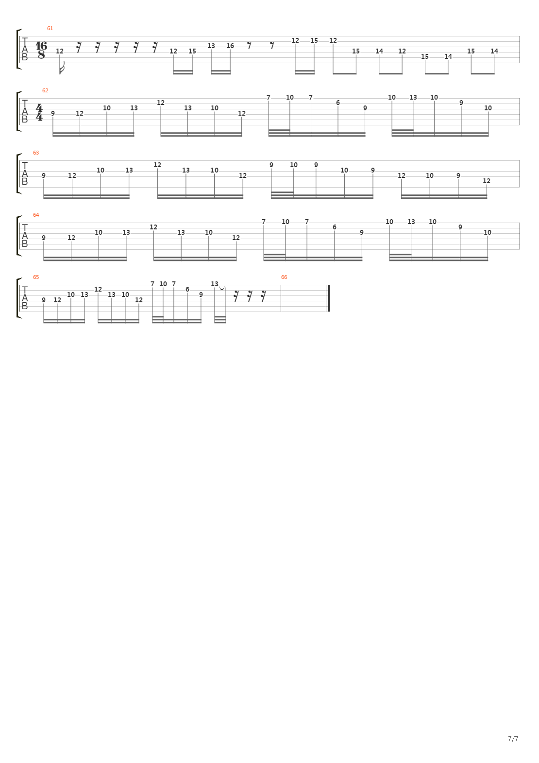 Psalm Of The Son吉他谱