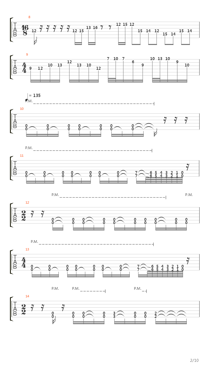 Psalm Of The Son吉他谱