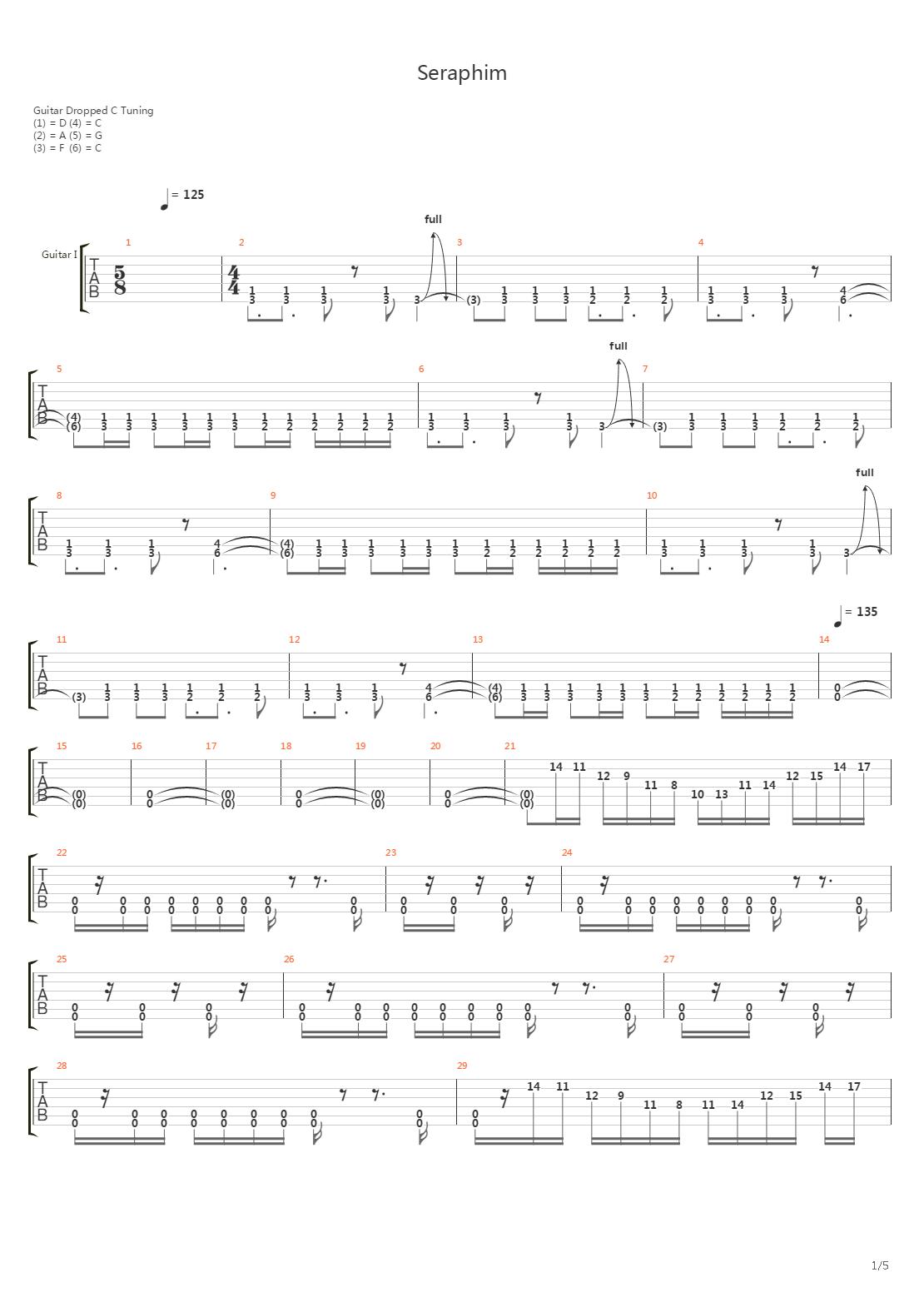 Seraphim吉他谱