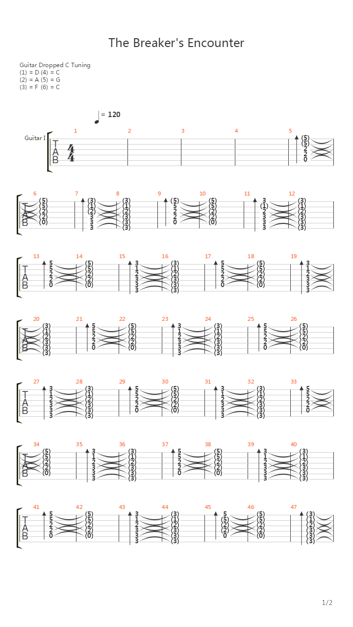 The Breakers Encounter吉他谱