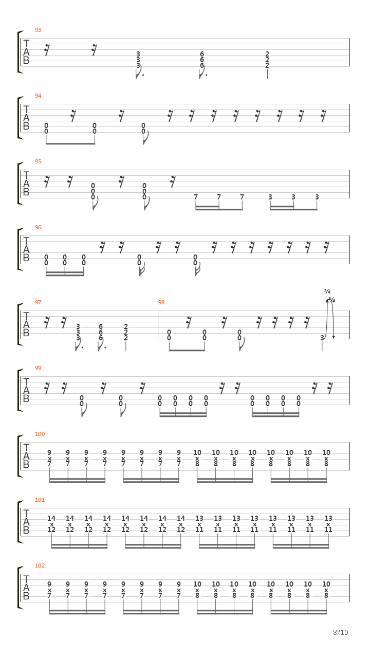 White Flag吉他谱