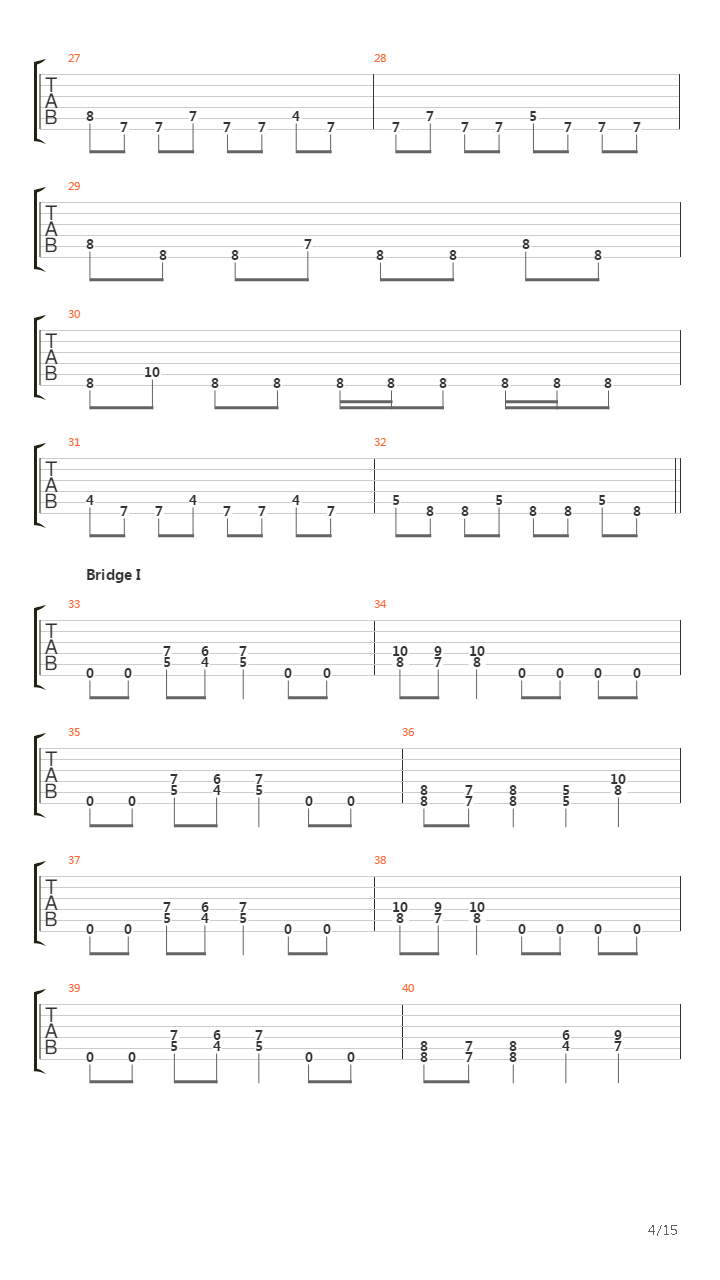 Monolith吉他谱