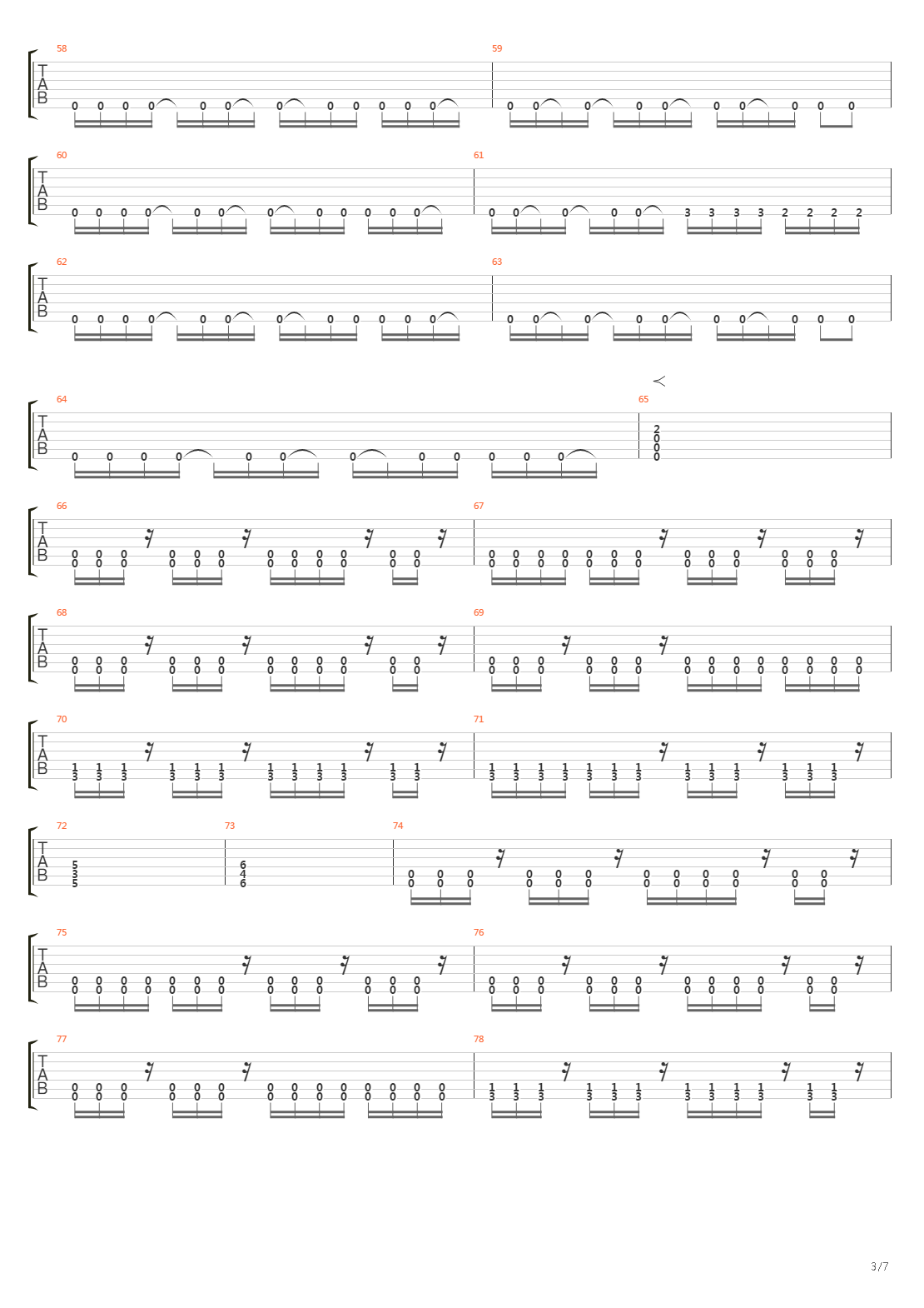 Doom吉他谱