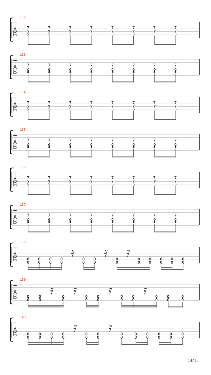 Doom吉他谱
