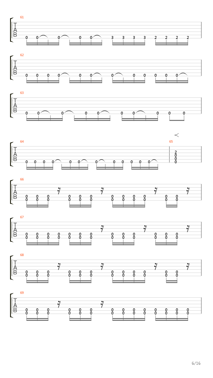 Doom吉他谱