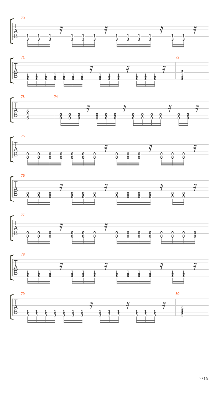 Doom吉他谱