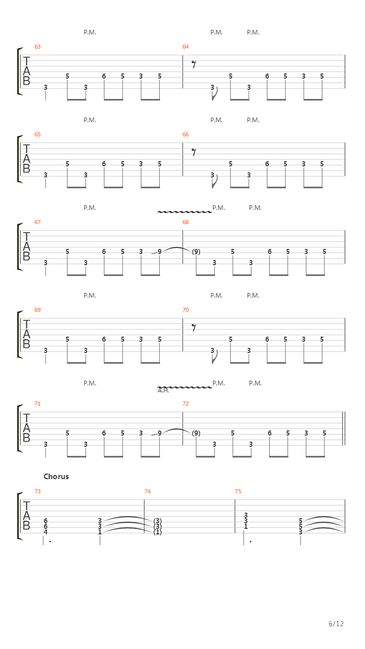 Flashback吉他谱