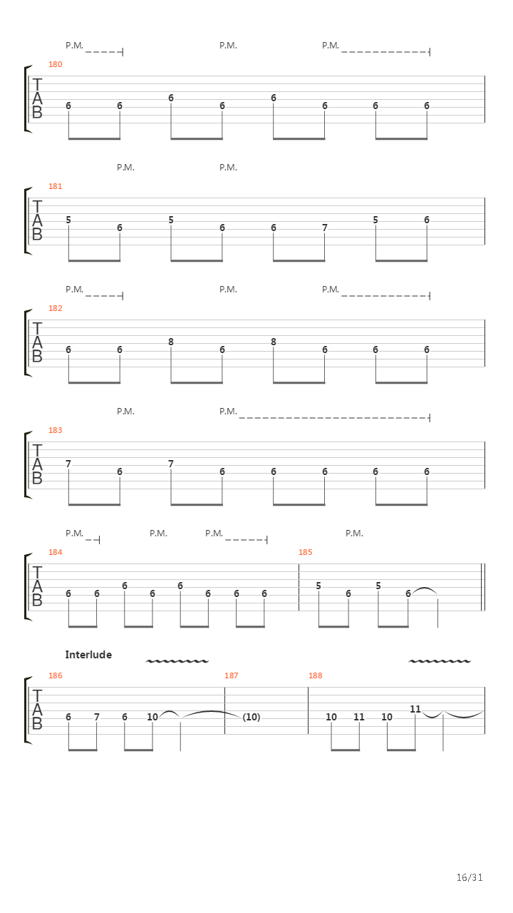 Racing The Hours吉他谱