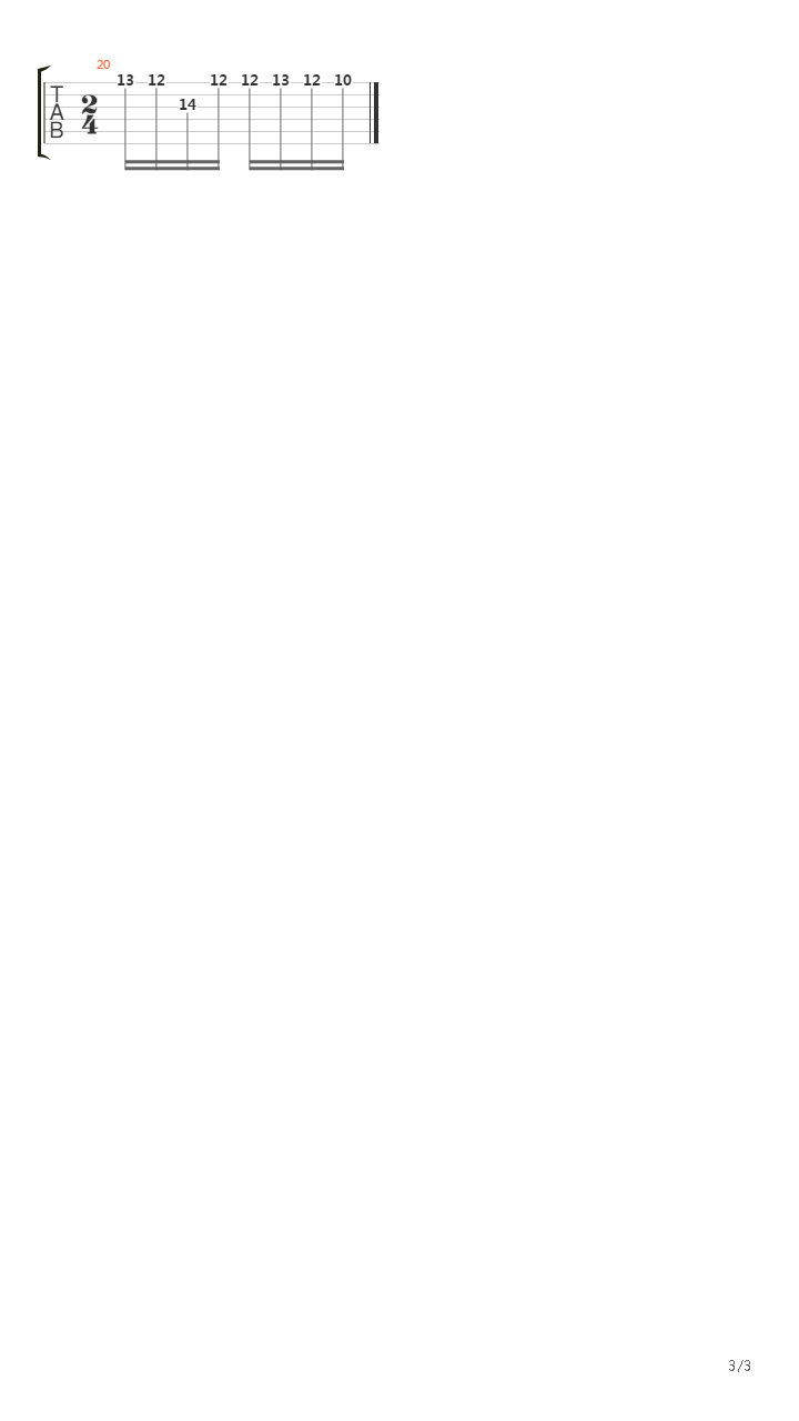 Noname吉他谱