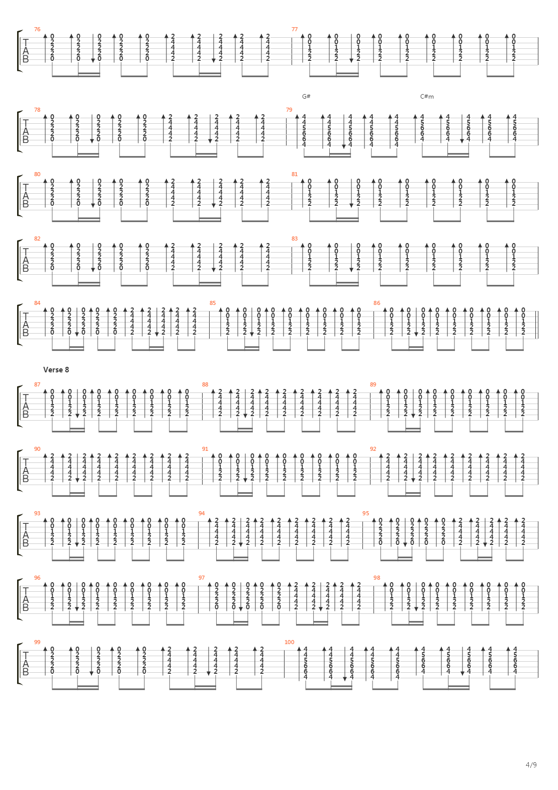 La Locomotiva吉他谱