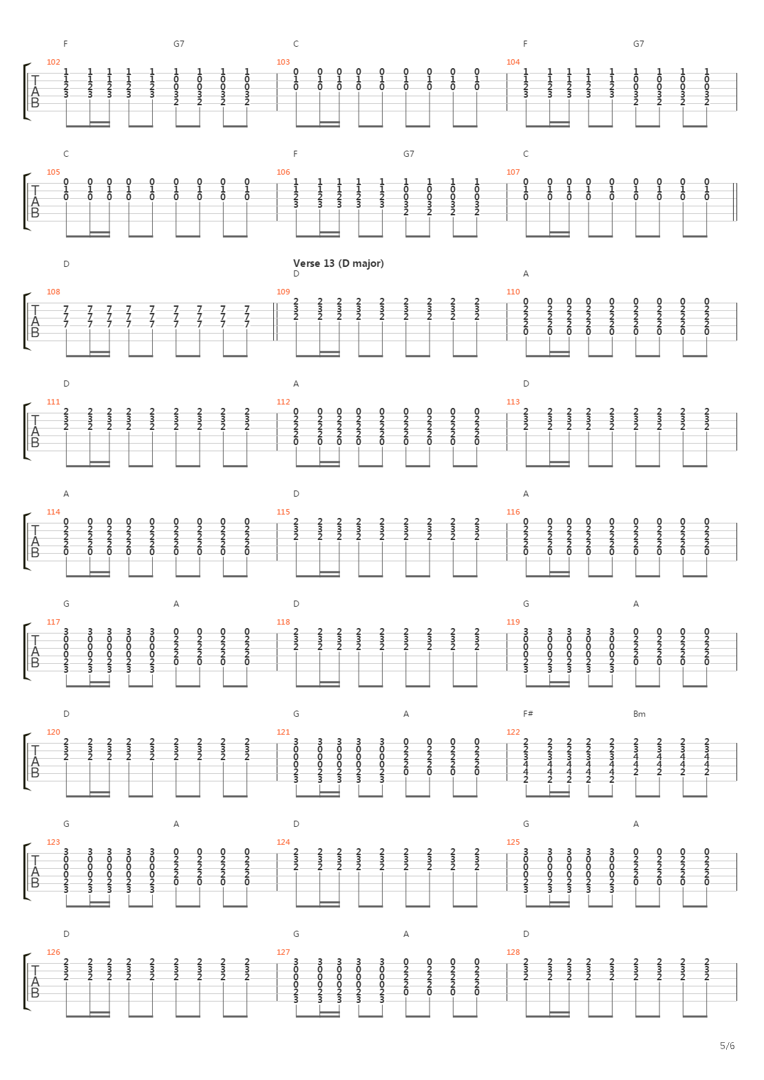 La Locomotiva吉他谱
