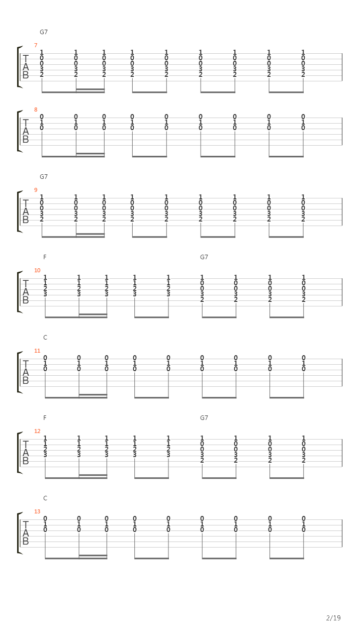 La Locomotiva吉他谱