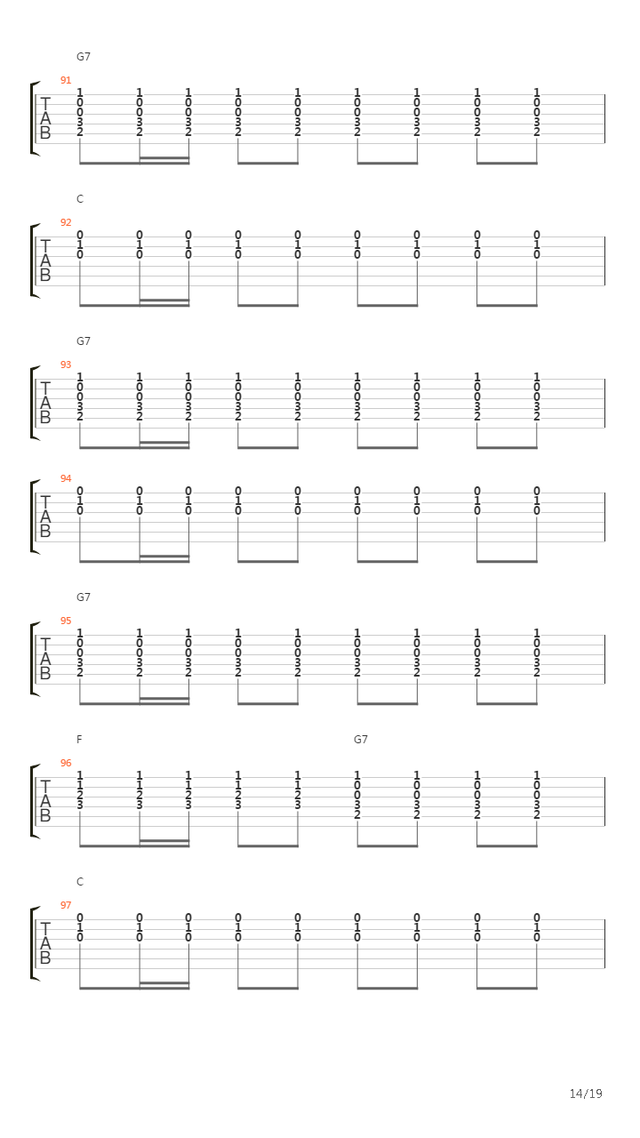 La Locomotiva吉他谱