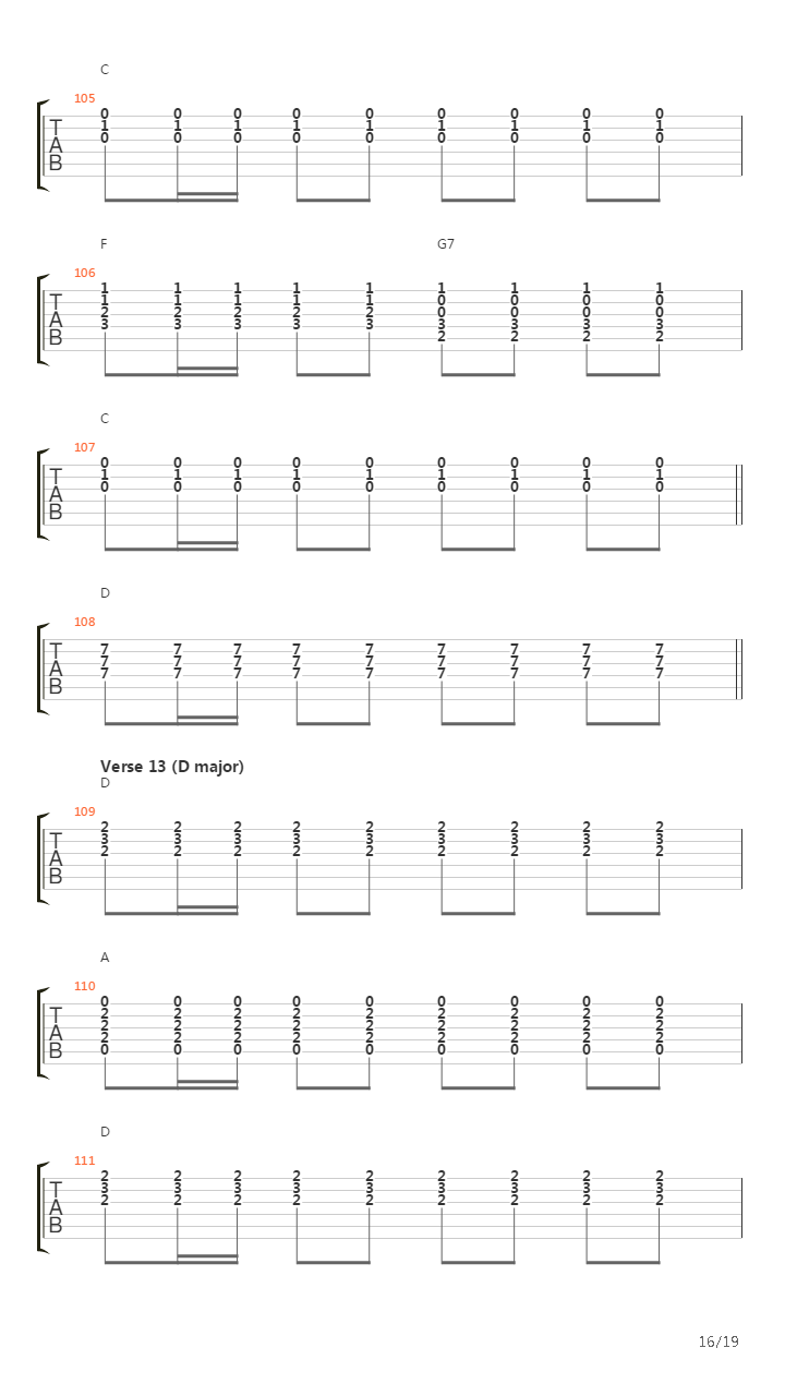 La Locomotiva吉他谱