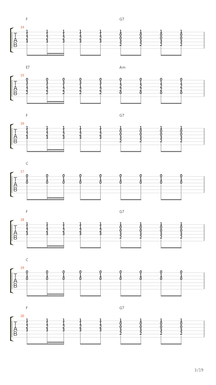 La Locomotiva吉他谱