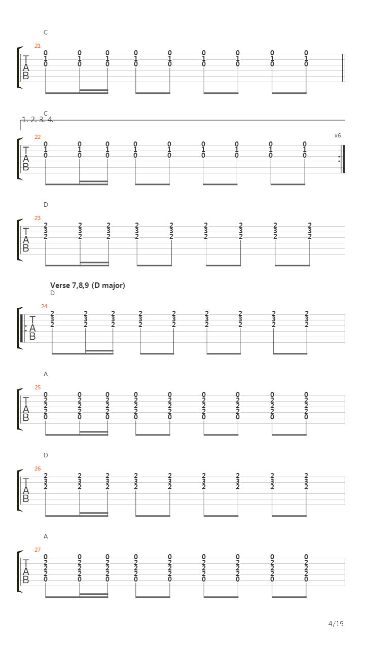 La Locomotiva吉他谱