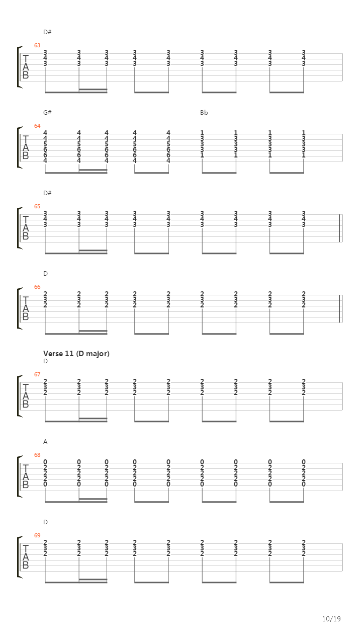 La Locomotiva吉他谱