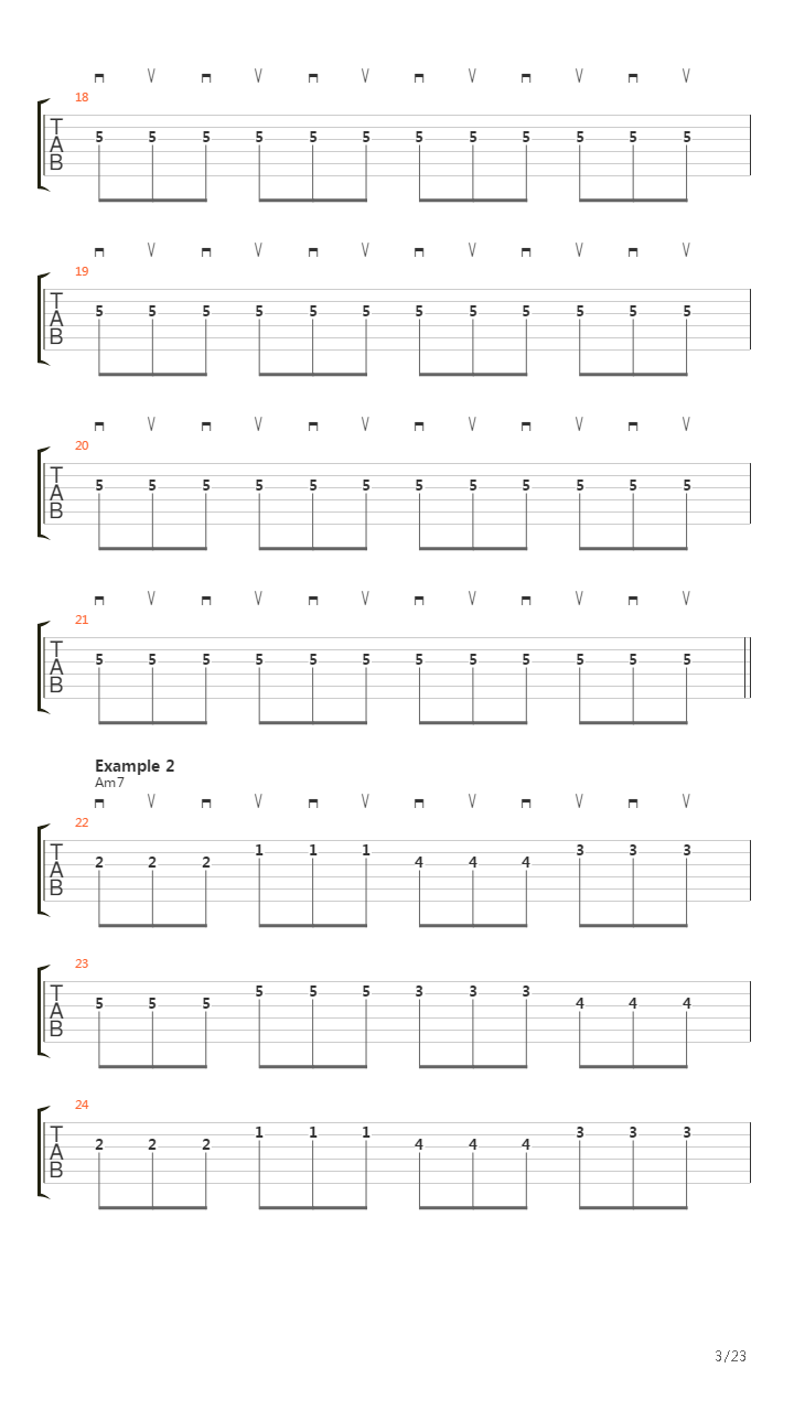 Chop Builder Round 1 Warm Up Alternate Picking - Triplets吉他谱