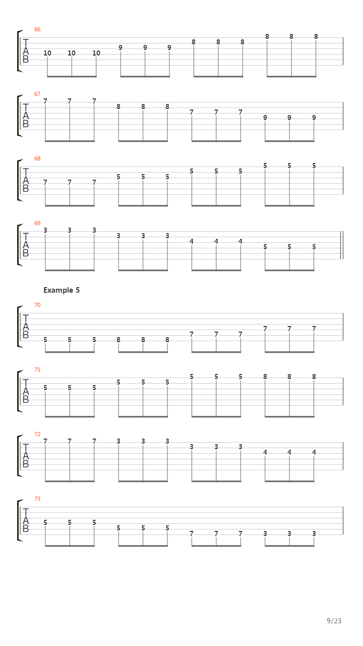 Chop Builder Round 1 Warm Up Alternate Picking - Triplets吉他谱