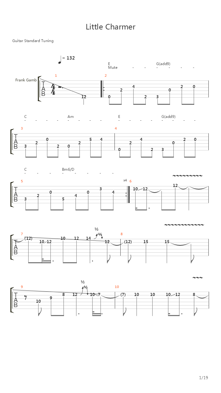 Little Charmer吉他谱