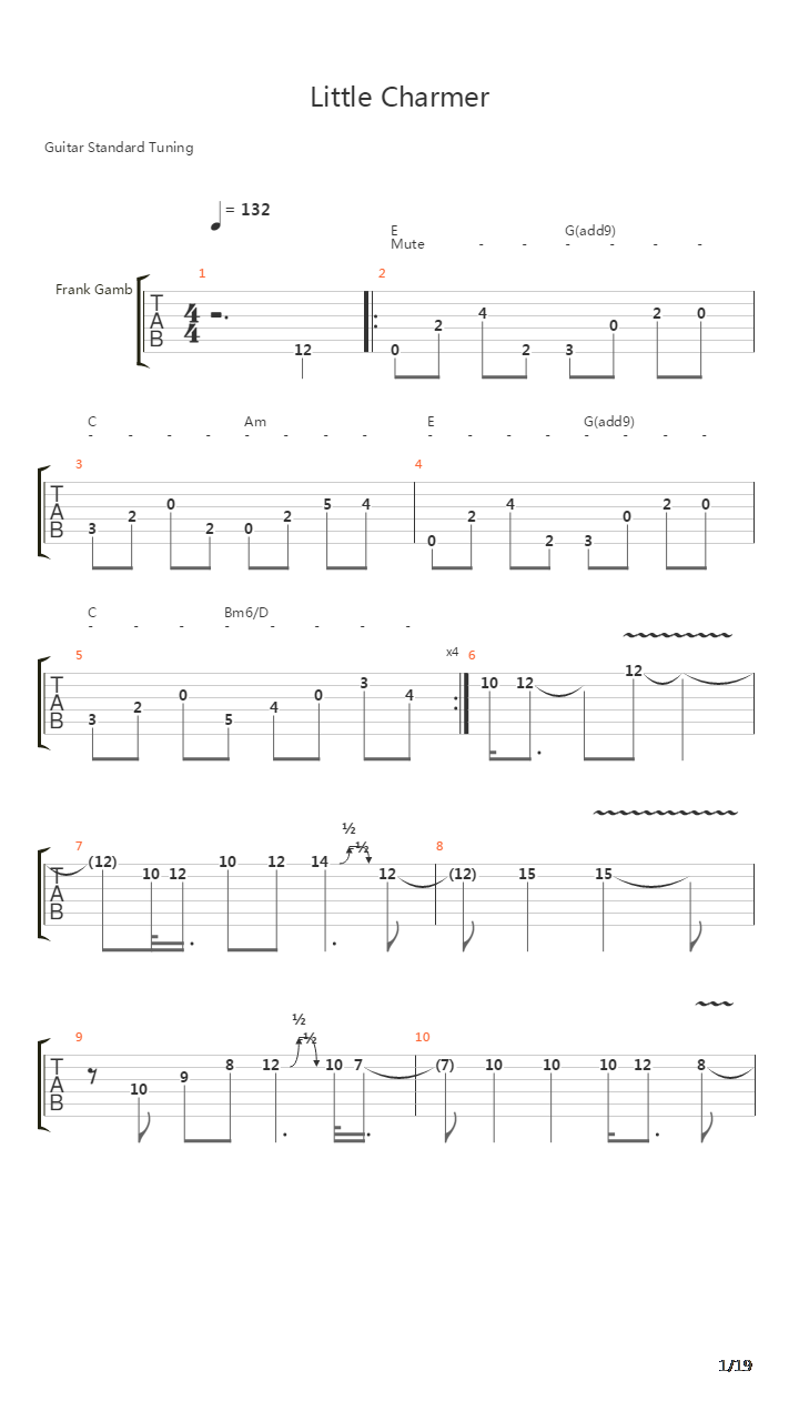 Little Charmer吉他谱