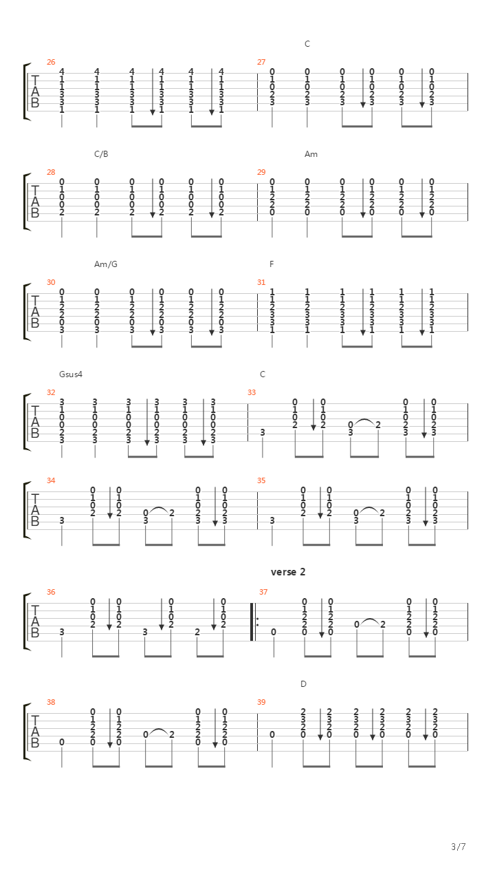 Substitute吉他谱