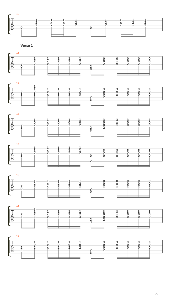 The Road吉他谱