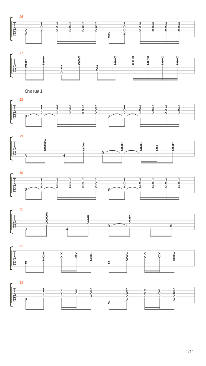 The Road吉他谱