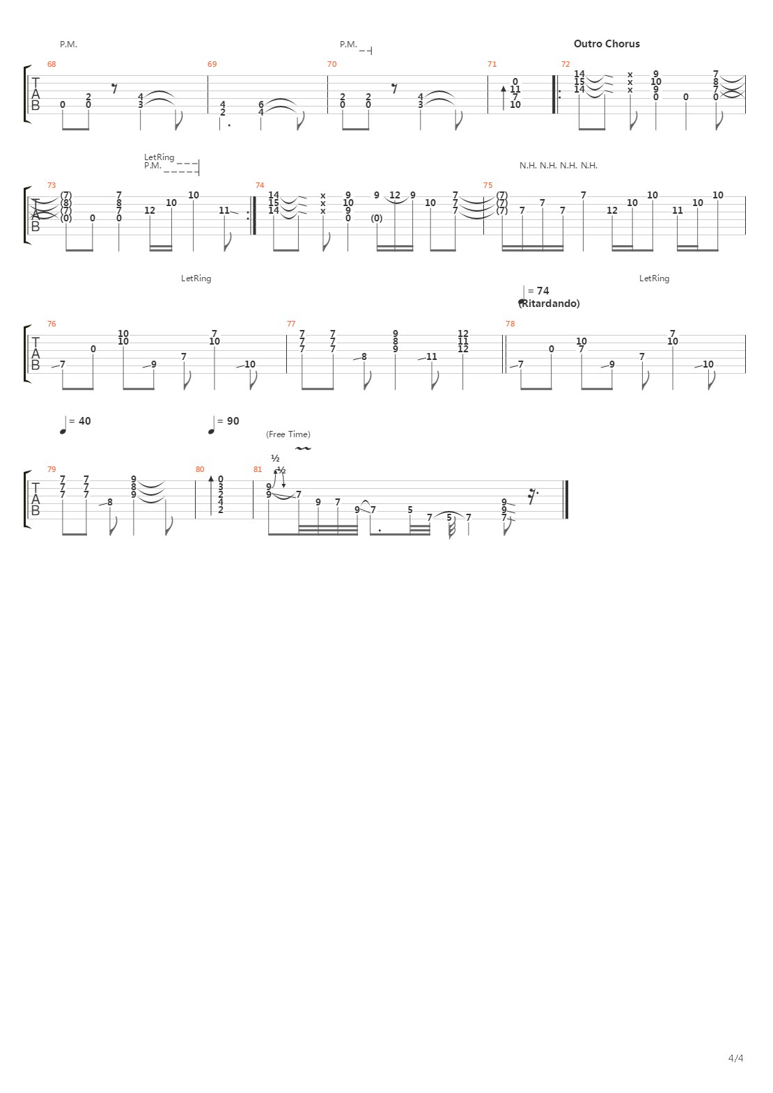 Some Kind Of Love Song吉他谱