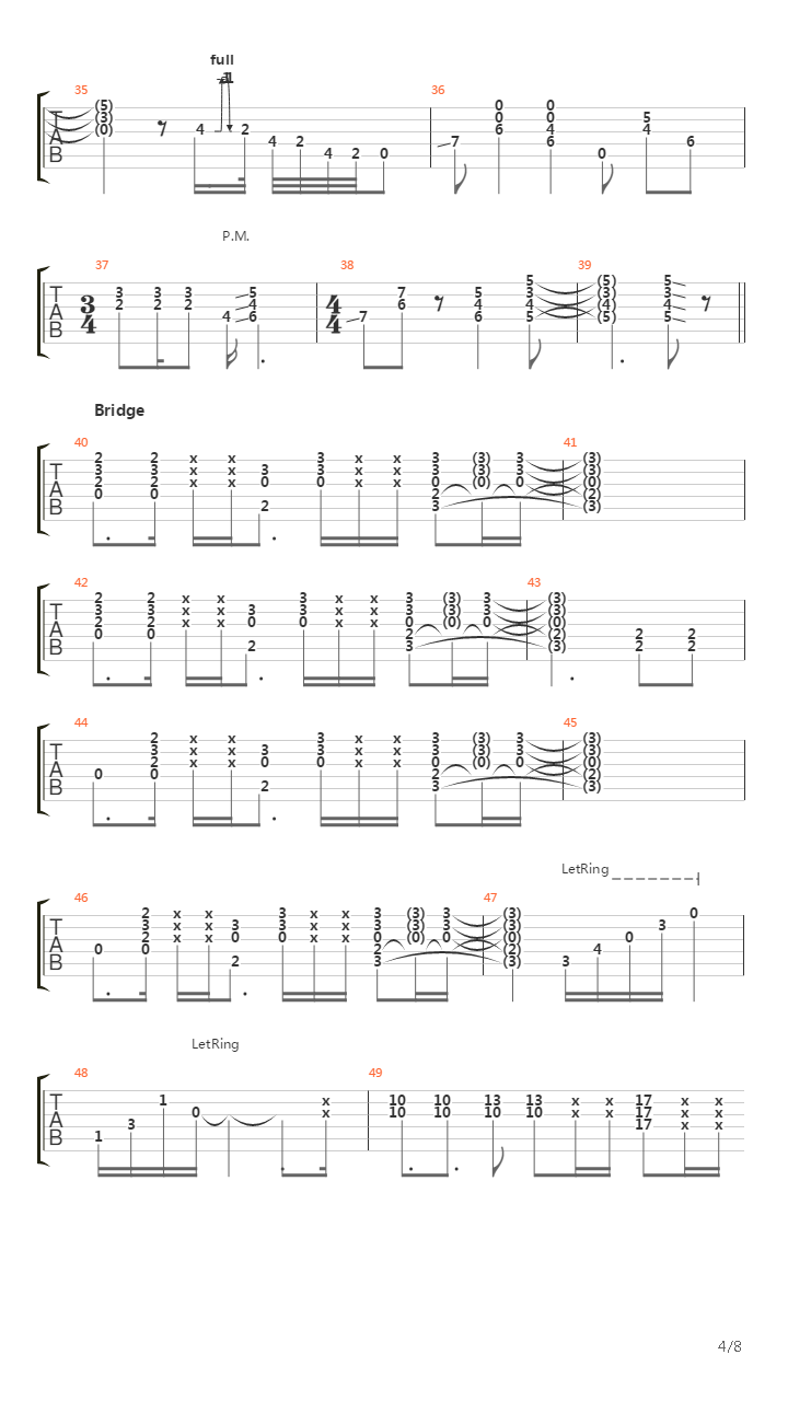 Some Kind Of Love Song吉他谱