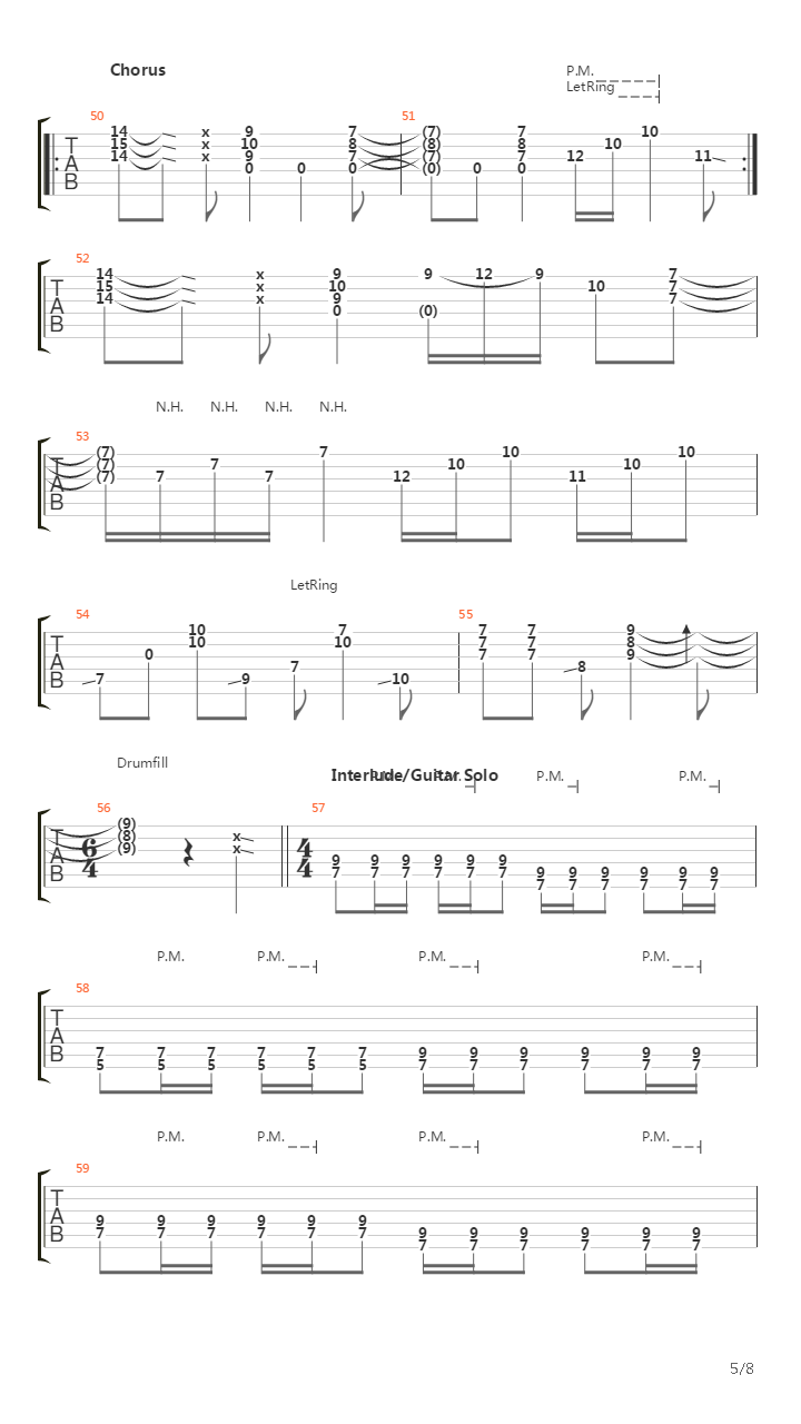 Some Kind Of Love Song吉他谱