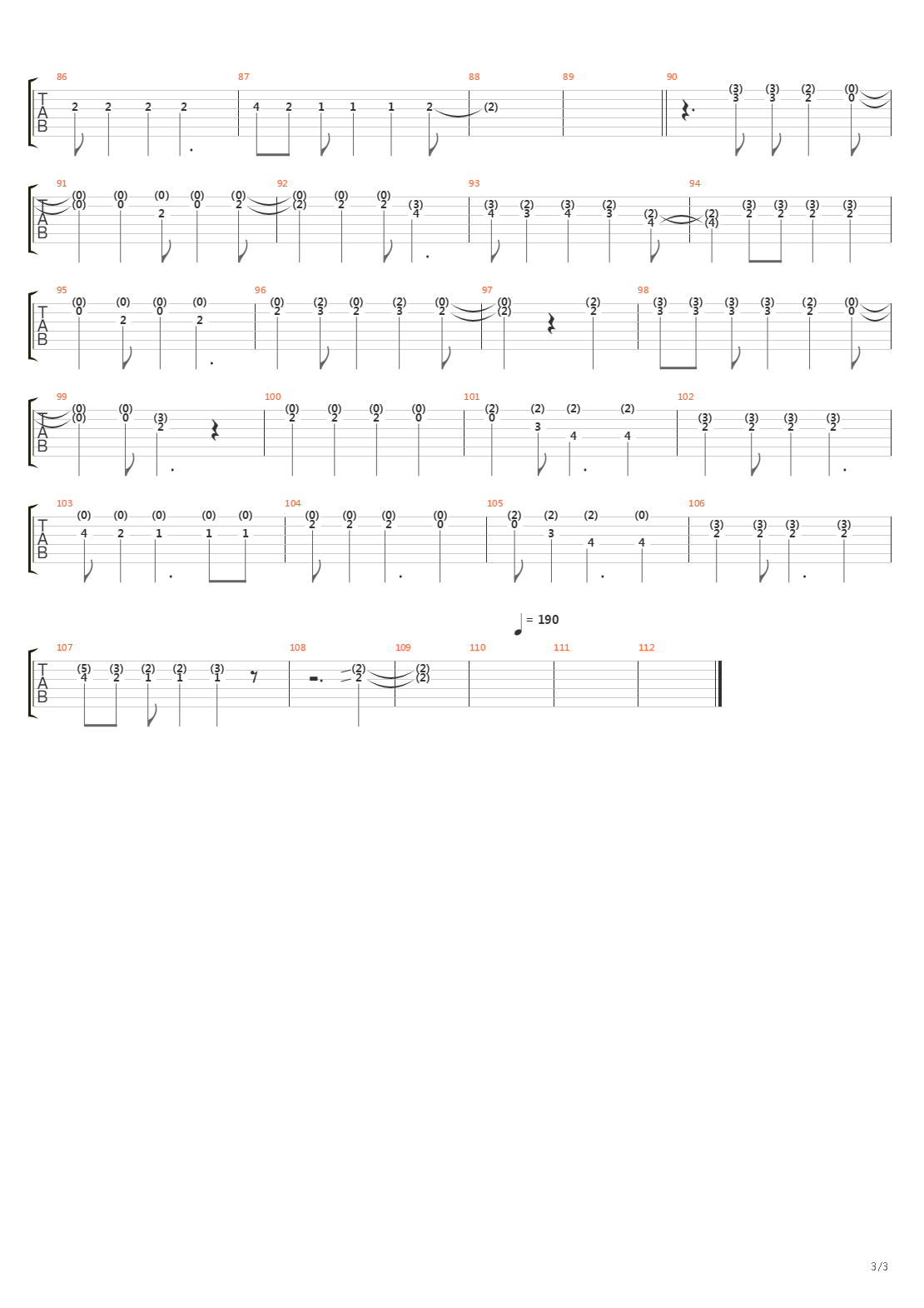 60 Beautiful And Mine吉他谱