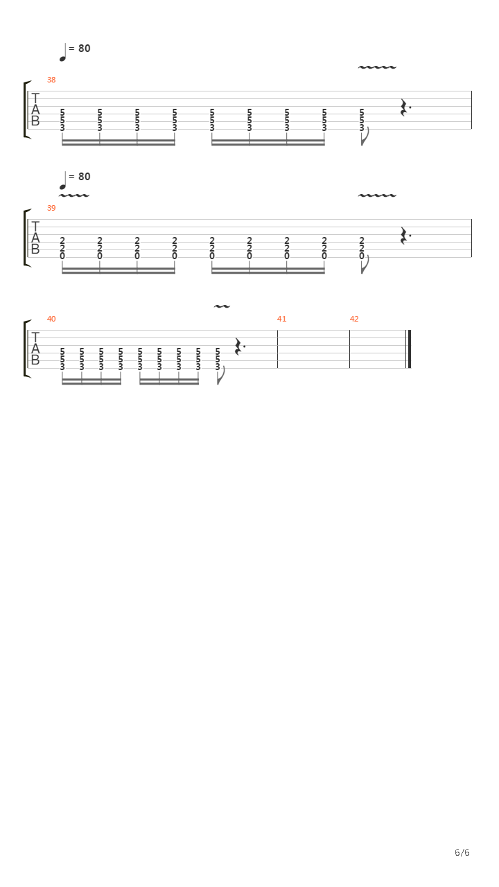 O Que Sobrou吉他谱
