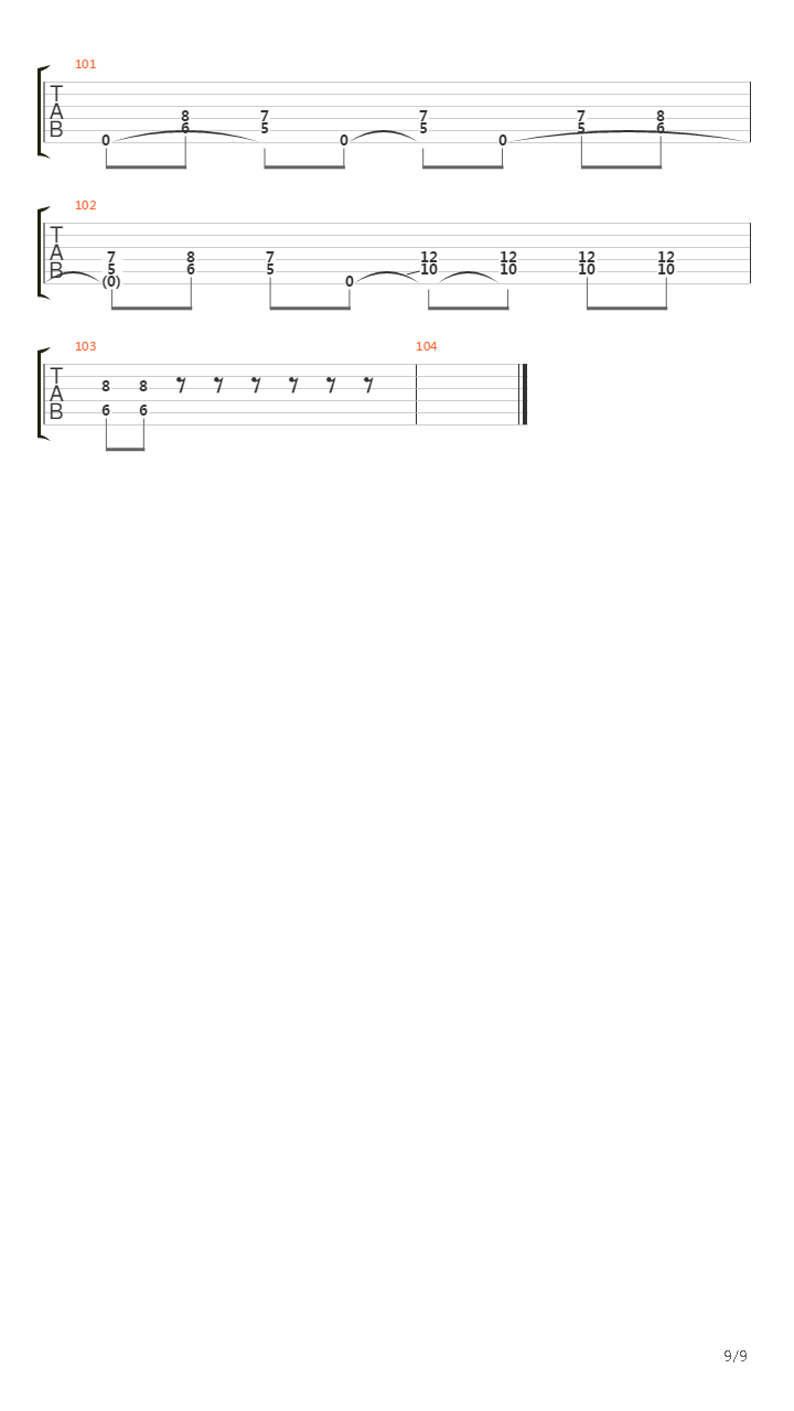 Revanche吉他谱