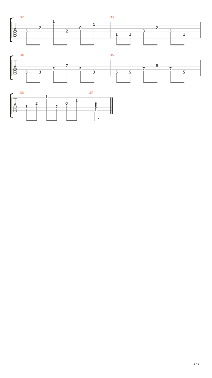 Minuet吉他谱