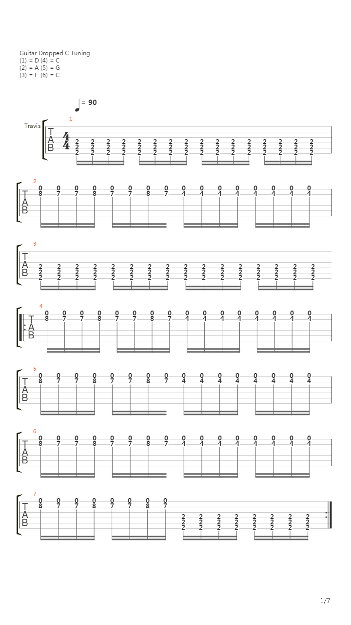 World War Me吉他谱