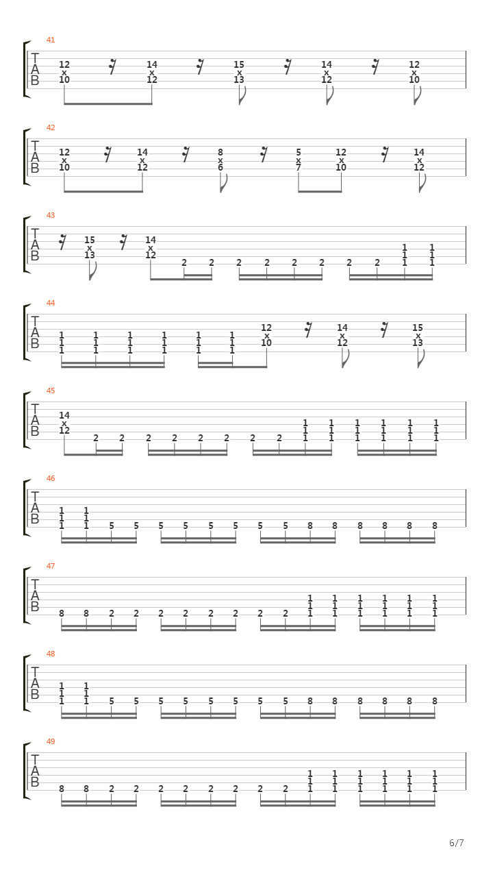 World War Me吉他谱