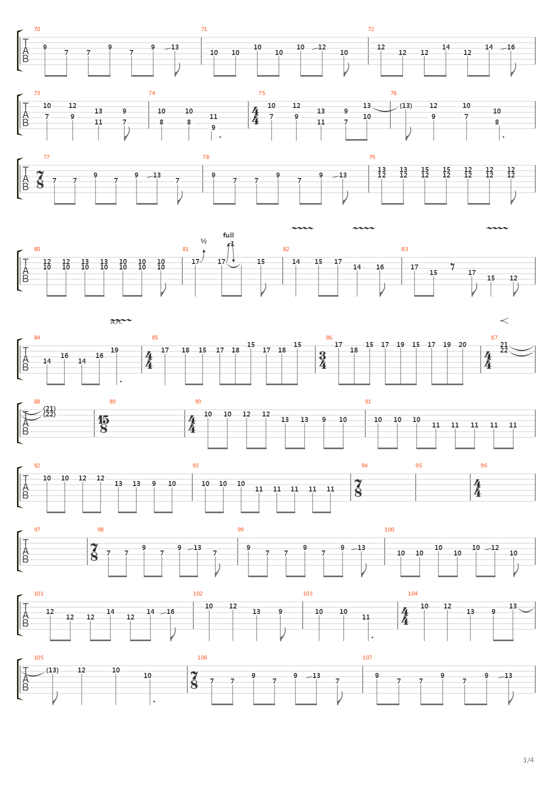 Toys吉他谱