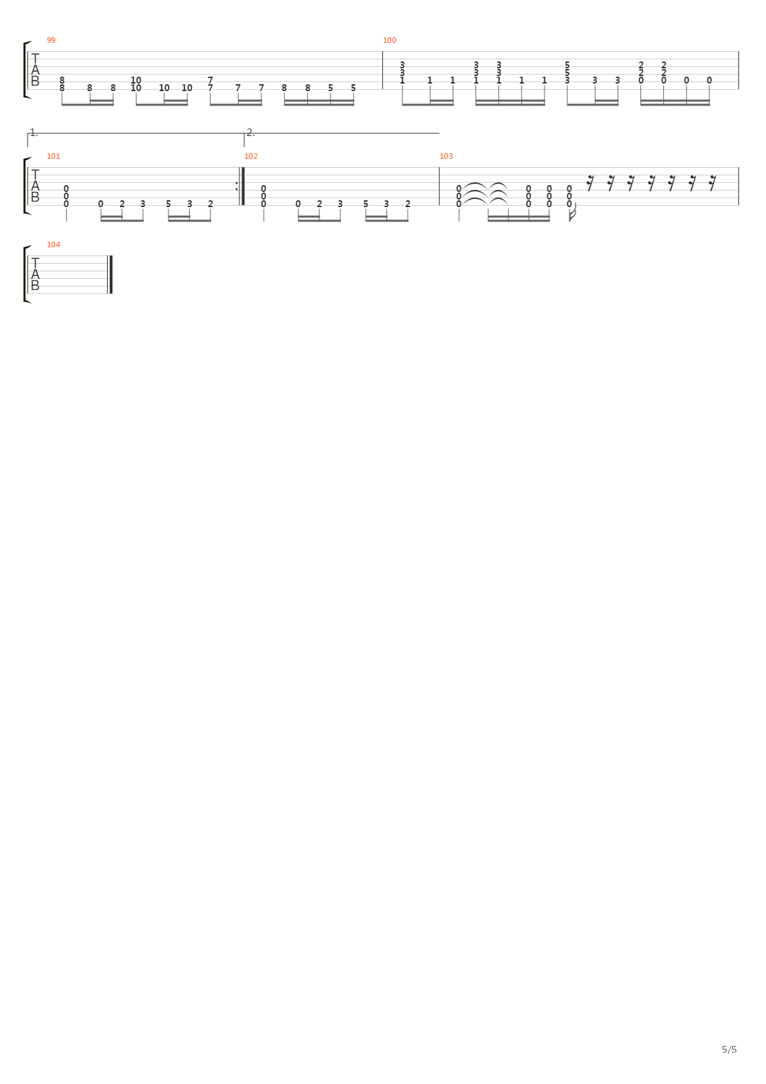 Victory Sign吉他谱