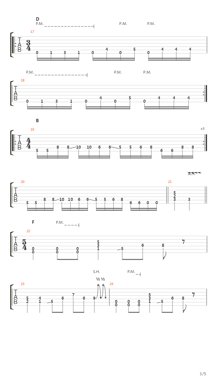 A Fraction Off Death吉他谱
