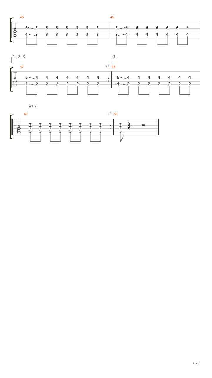 Public Witness Program吉他谱