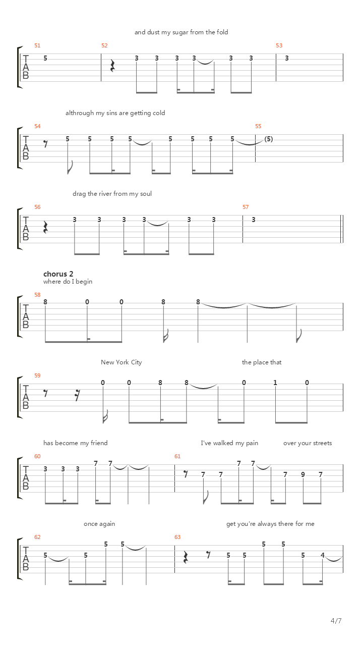 Where Do I Begin吉他谱