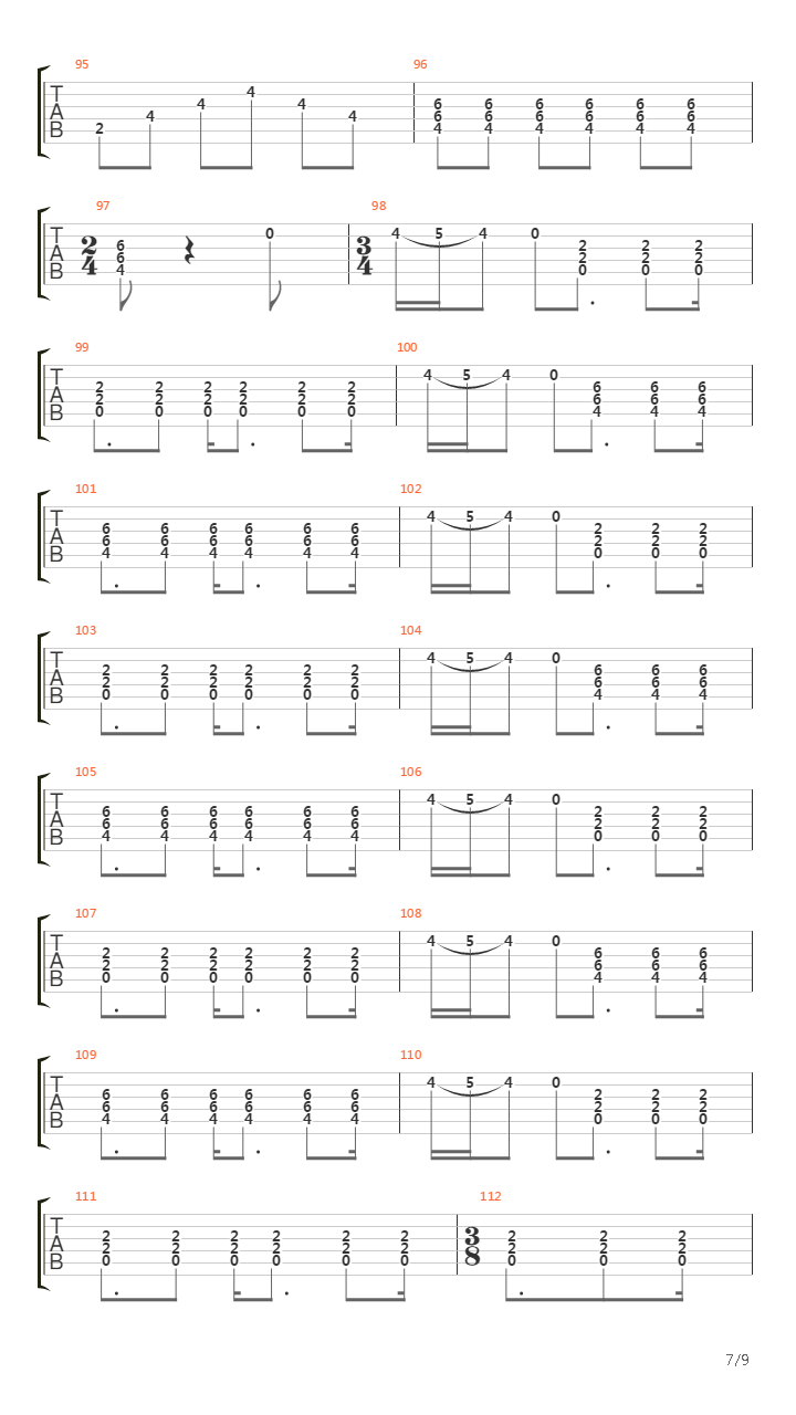 Snowbirds And Townies吉他谱