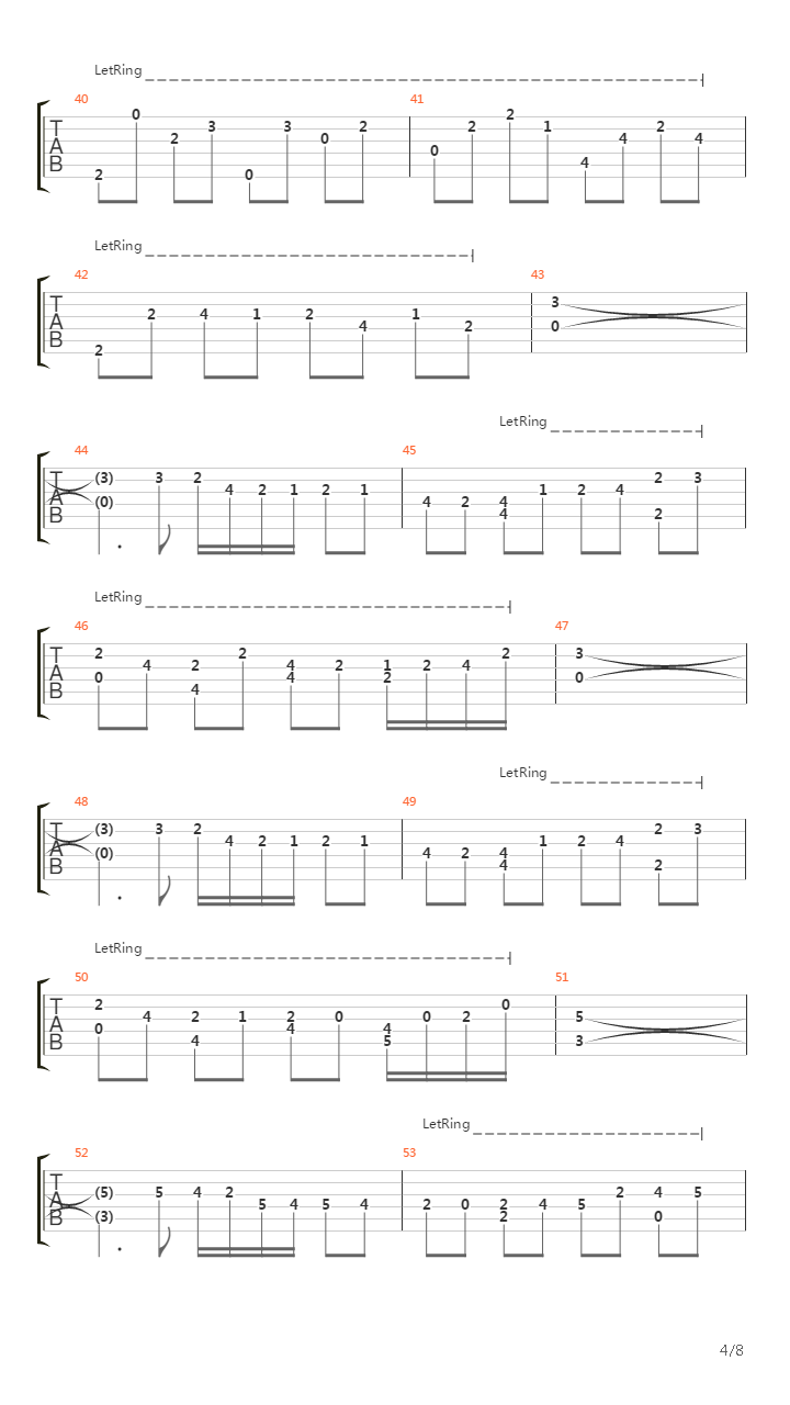 Panave吉他谱