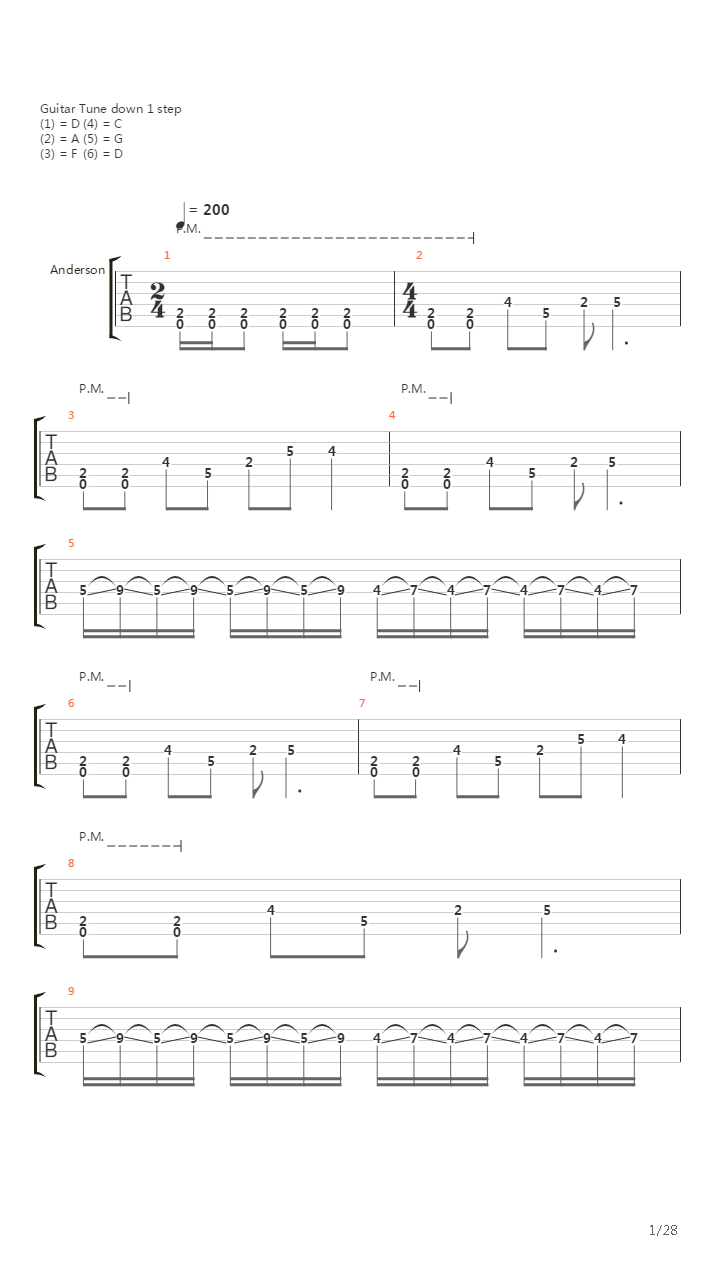 Corrompido吉他谱