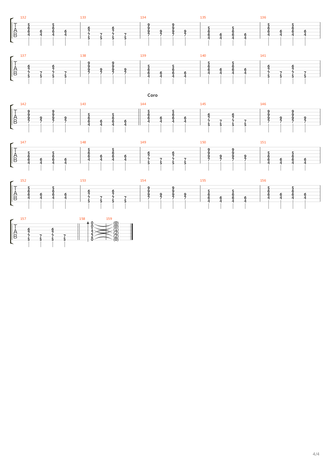 Estrellame吉他谱