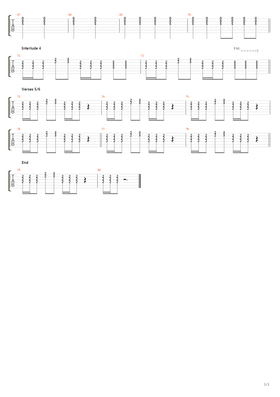 Ether吉他谱